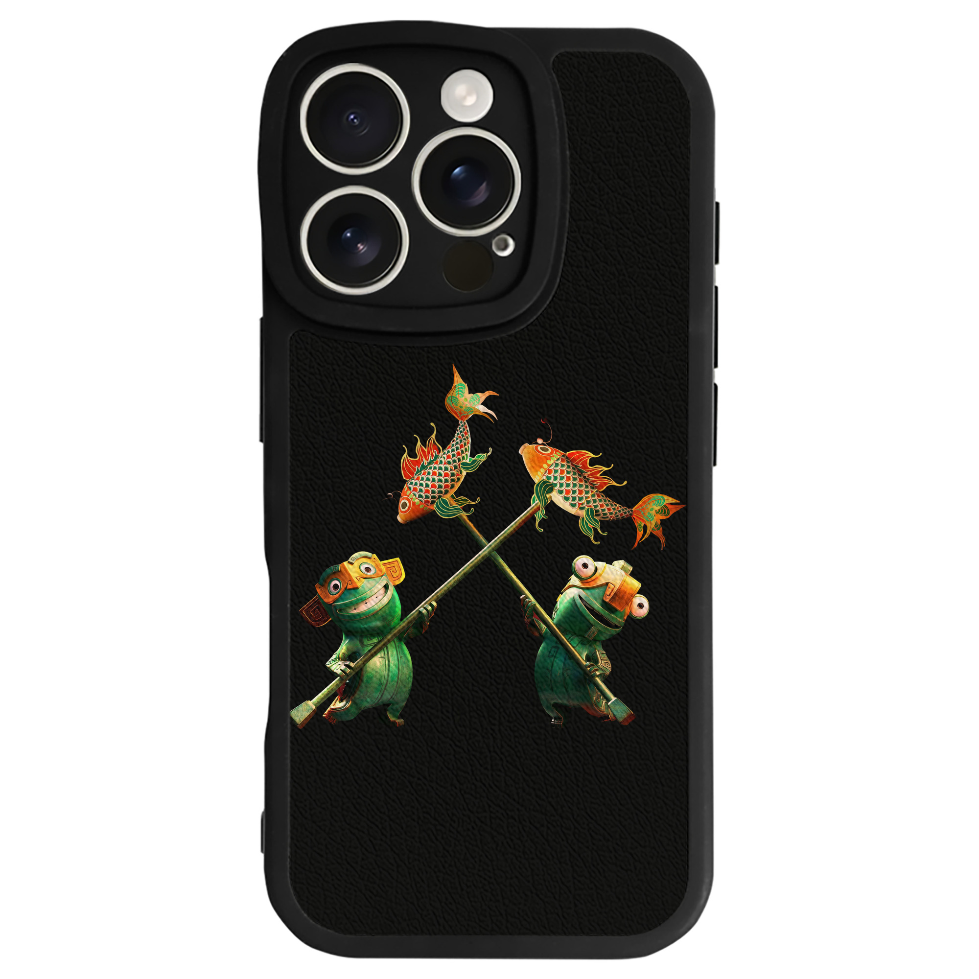 （画像用） Ne Zha 2 ナタ 魔童の大暴れ 【iPhone 16シリーズ対応】シリコンスマホケース（レザー調） 材質：シリコン